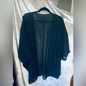 Cute Black Sheer Wrap